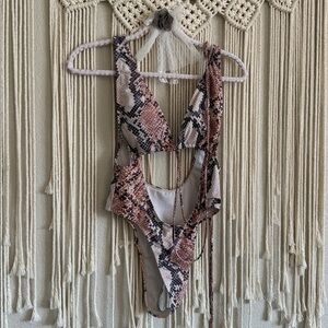 snakeskin monokini